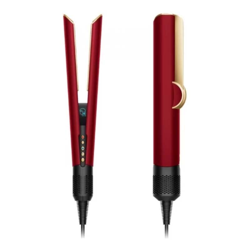Выпрямитель для волос Dyson AirStrait HT01 Red Velvet/Gold, красный/золотой