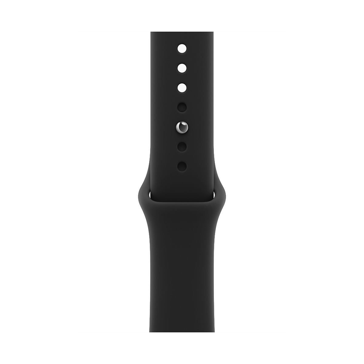 Apple Watch Series 12, 46 мм корпус из алюминия цвета «Black», ремешок Sport Band размера M/L цвета «Black»