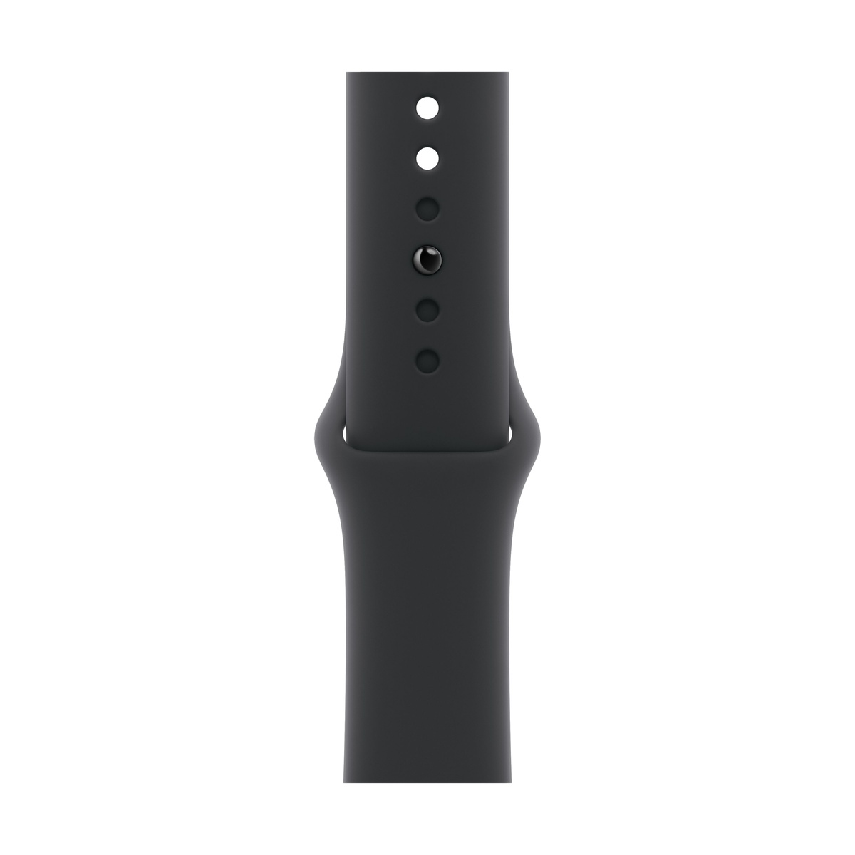 Apple Watch Series 11, 42 мм корпус из алюминия цвета «Rose Gold», ремешок Sport Band цвета «Black»