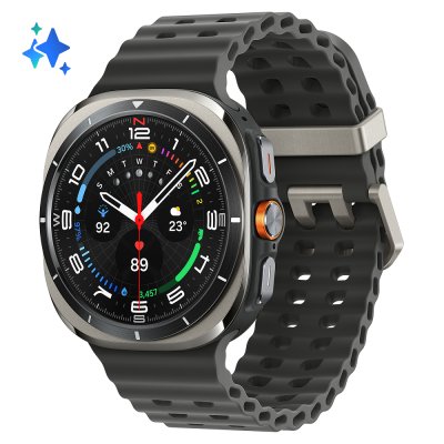 Смарт-часы Samsung Galaxy Watch Ultra 47мм LTE серебряный титан 2025