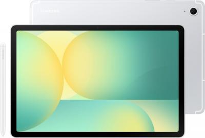 Планшет Samsung Galaxy Tab S10 FE+ Wi-Fi 256 ГБ серебристый + стилус
